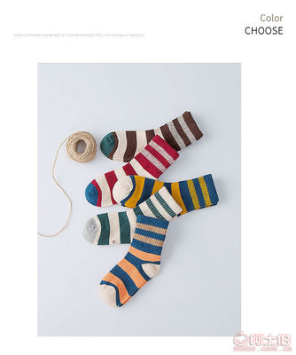 【儿童袜子纯棉秋冬男童中筒女童棉袜宝宝袜中大童条纹袜子厂家批发T39】义乌市欧烨电子商务商行 - 产品库