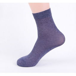 黄大生 男士丝袜中筒夏季超薄冰丝防臭透气薄款袜子男