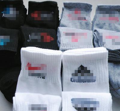 诸暨厂家直销外贸原单男士袜 春秋涤棉袜 运动袜袜子批发 袜子