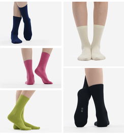 素色中筒女棉袜子 秋季男纯色精梳棉袜子 多色透气女袜子 5双包邮
